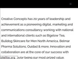 Sites similar to creative-conceptsllc.com