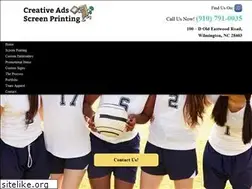 Sites similar to creativeadscreenprinting.com