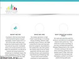 Sites similar to creativeaudiopost.com