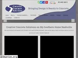 Sites similar to creativeconcretetn.com