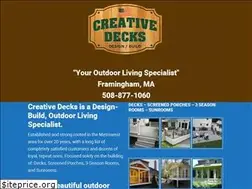 Sites similar to creativedecksmass.com