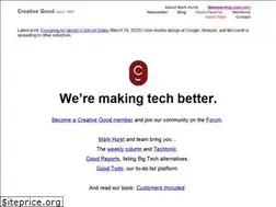 Sites similar to creativegood.com