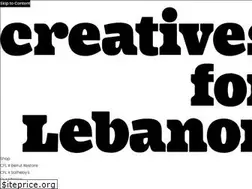 Sites similar to creativesforlebanon.com