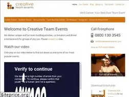 Sites similar to creativeteamevents.com