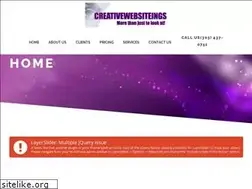 Sites similar to creativewebsiteings.com