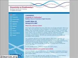 Sites similar to creativityconference07.org