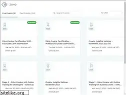 Sites similar to creator.zohobackstage.com