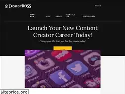 Sites similar to creatorboss.com