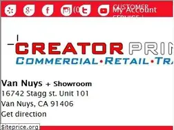 Sites similar to creatorprint.com