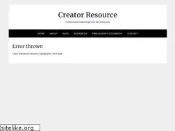 Sites similar to creatorresource.com