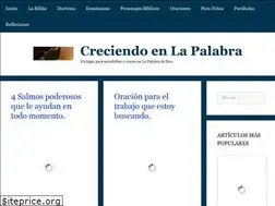 Sites similar to creciendoenlapalabra.com