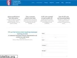 Sites similar to credentialverificationservice.com