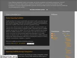 Sites similar to credibility-rsmet.blogspot.com