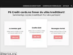Sites similar to credit-cards.no