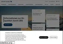 Sites similar to credit-suisse.ch