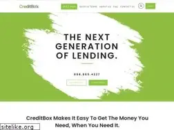 Sites similar to creditbox.com