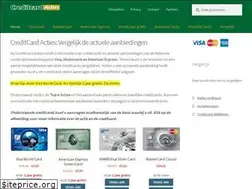 Sites similar to creditcardacties.nl