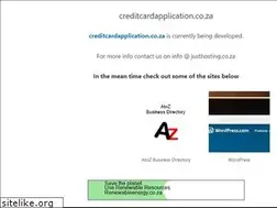 Sites similar to creditcardapplication.co.za