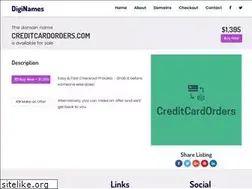 Sites similar to creditcardorders.com