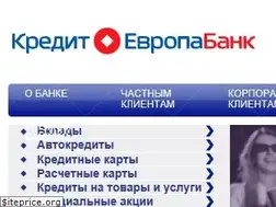 Sites similar to crediteurope.ru