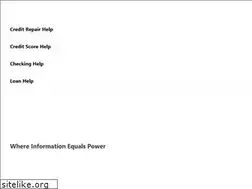Sites similar to credithelpinfo.com