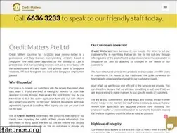 Sites similar to creditmatters.com.sg