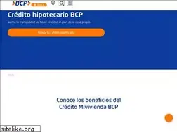 Sites similar to creditohipotecariobcp.com