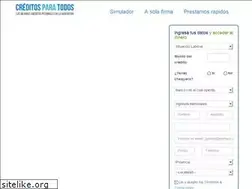 Sites similar to creditosparatodos.org