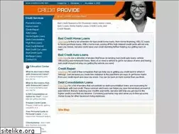 Sites similar to creditprovide.com