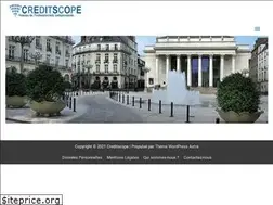 Sites similar to creditscope.fr