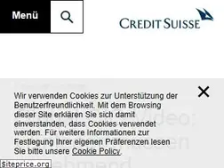 Sites similar to creditsuisse.de