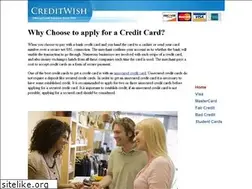 Sites similar to creditwish.com