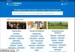 Sites similar to credoreference.com