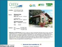 Sites similar to creeknursery.com