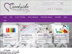 Sites similar to creeksidefabrics.com