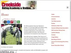 Sites similar to creeksideridingstables.com