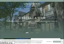 Sites similar to creekwoodapts.com