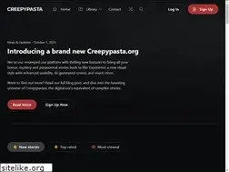 Sites similar to creepypasta.net