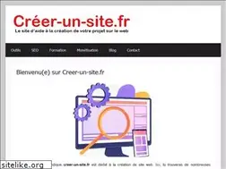 Sites similar to creer-un-site.fr