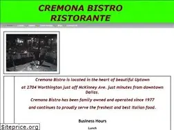 Sites similar to cremonabistro.com