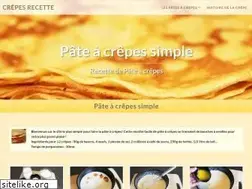 Sites similar to crepes-recette.com
