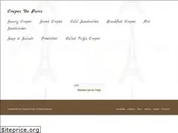 Sites similar to crepesdeparis.com