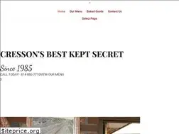 Sites similar to cressonspringsfamilyrestaurant.com