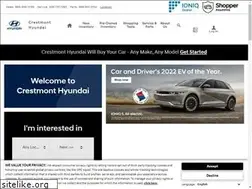 Sites similar to crestmonthyundai.com