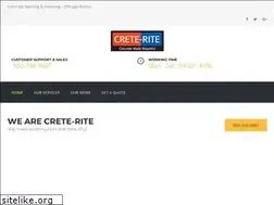 Sites similar to crete-rite.com