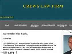Sites similar to crewslawfirm.net