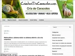 Sites similar to criaderodecaracoles.com