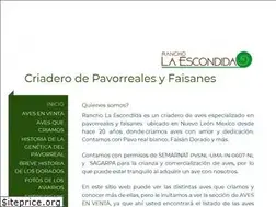 Sites similar to criaderodepavorreales.com