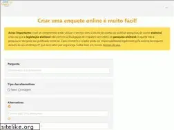 Sites similar to criarenquete.com.br