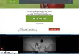 Sites similar to cricapi.com